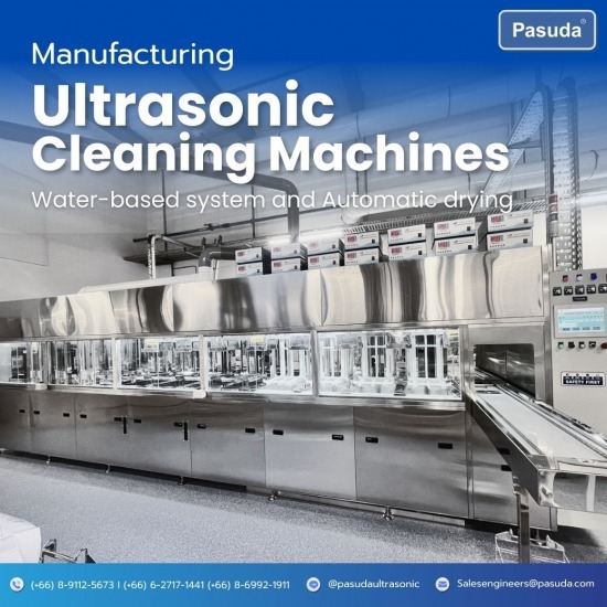 รับออกแบบและผลิตเครื่องล้างสีระบบน้ำ ปลอดภัยต่อผู้ใช้งานและเป็นมิตรต่อสิ่งแวดล้อม - รับผลิตเครื่องล้างอัลตร้าโซนิค - พศุดา ซัพพลายส์ แอนด์ เซอร์วิสเซส