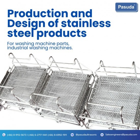 รับออกแบบและผลิตเครื่องล้างชิ้นงาน ชิ้นส่วนอุตสาหกรรมทุกรูปแบบ อลูมิเนียม ทองแดง ทองเหลือง เหล็ก สแตนเลส - รับผลิตเครื่องล้างอัลตร้าโซนิค - พศุดา ซัพพลายส์ แอนด์ เซอร์วิสเซส